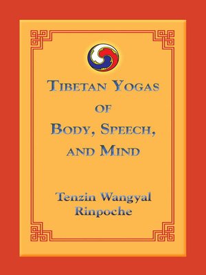 cover image of Tibetan Yogas of Body, Speech, and Mind